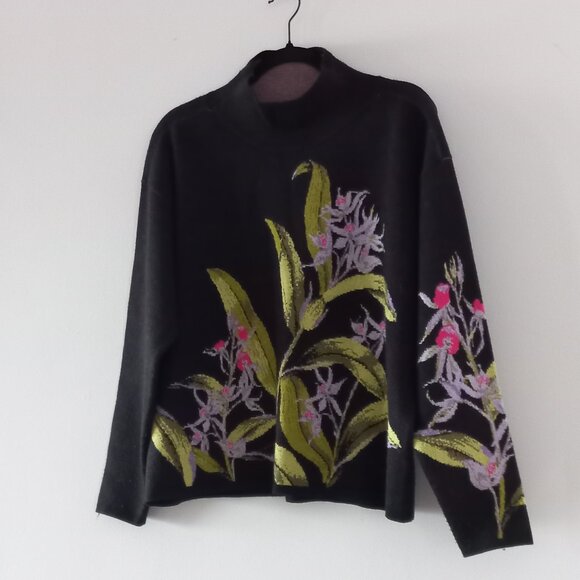 MAEVE (Anthropologie) the Carys sweater with flower design - Picture 3 of 10